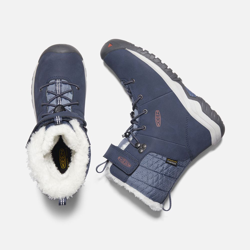 Keen Vinterkängor Barn Blå - Hoodoo Iii Waterproof - 927054MRE
